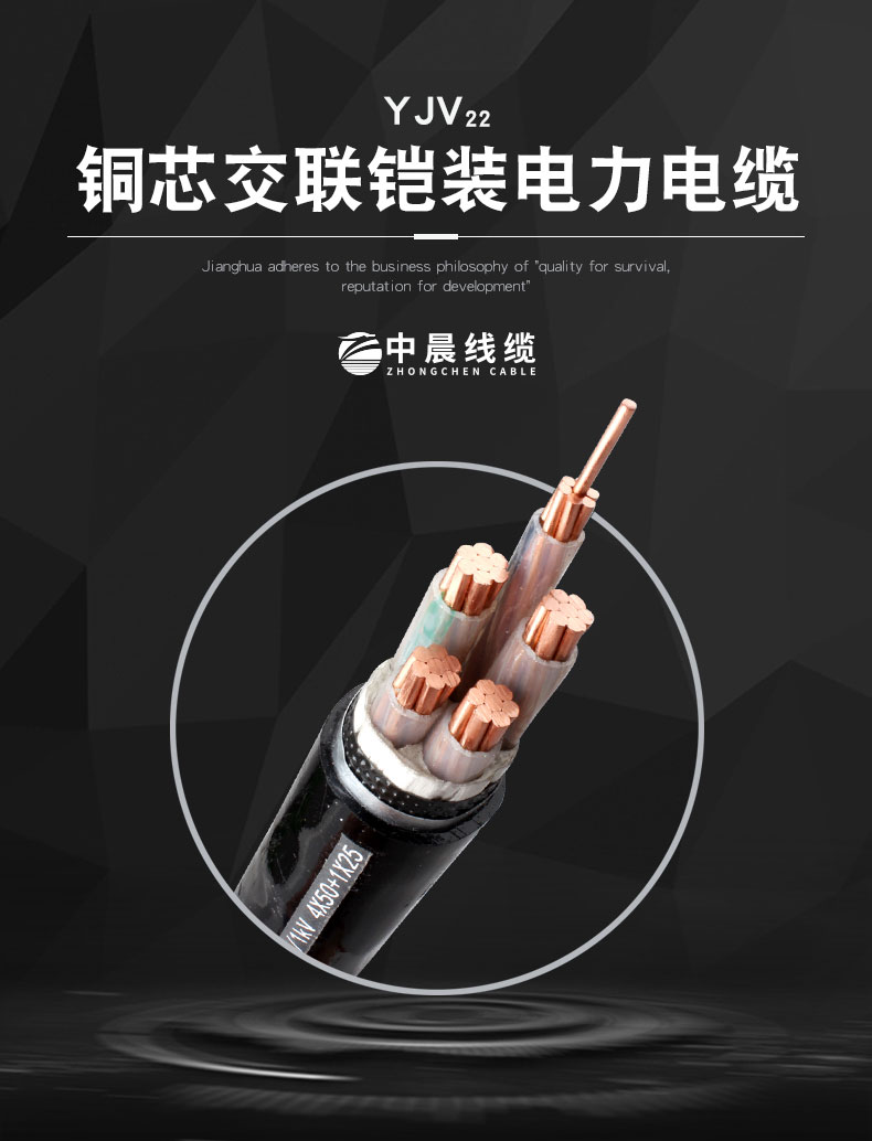 交聯電力電纜-YJV22 - 中晨電纜